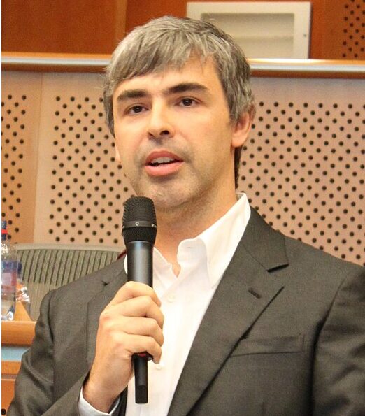 An image illustration of Larry Page